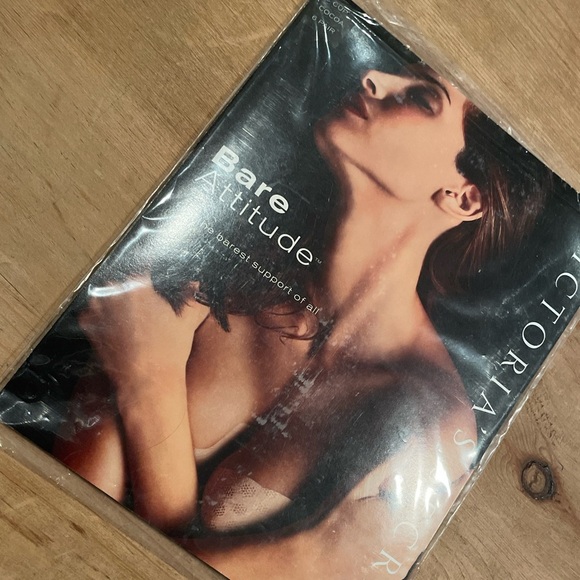 Victoria’s Secret Bare Attitude backless curvy lift pasties C cup 6 pair Cocoa - Picture 1 of 4